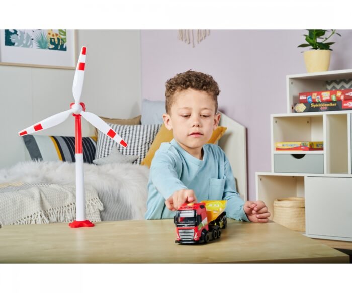 Вантажівка Вольво *Перевезення вітрогенератора* зі звук. та світл. ефектами, 40 см, 3+ - Зображення 8