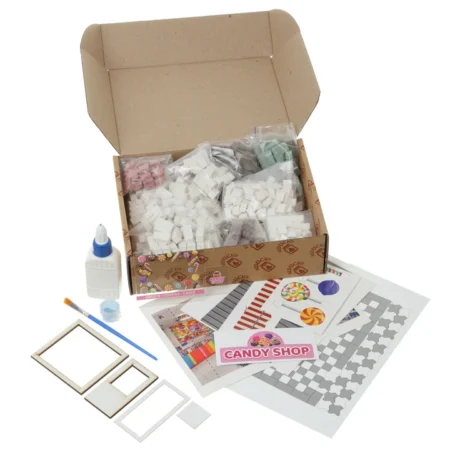 Іграшка-конструктор з міні-цеглинок *Крамниця солодощів* , артикул 71160 - Зображення 2