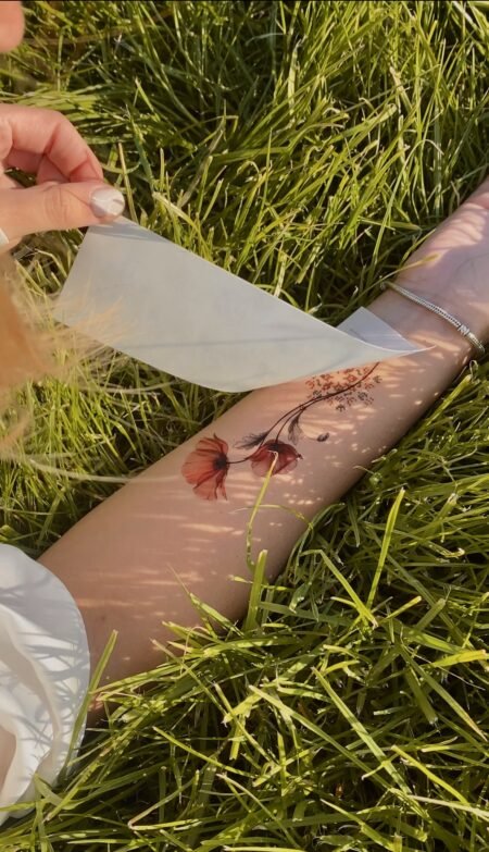 Дитячі тимчасові татуювання *Квітка нації* - Зображення 3