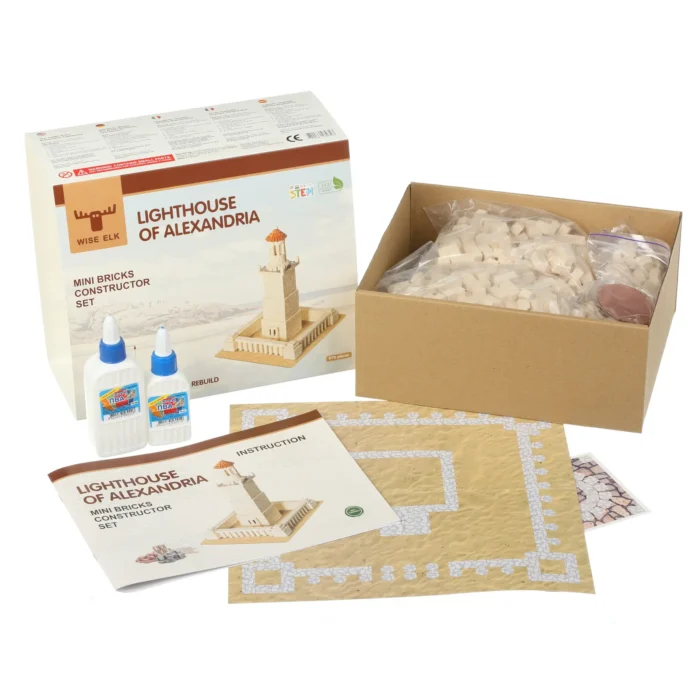 Іграшка-конструктор з міні-цеглинок *Александрійський маяк*, серія *Мідл*, артикул 70323 - Зображення 2