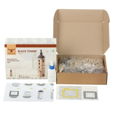 Іграшка-конструктор з міні-цеглинок *Чорна вежа* , артикул 70378 - Зображення 2