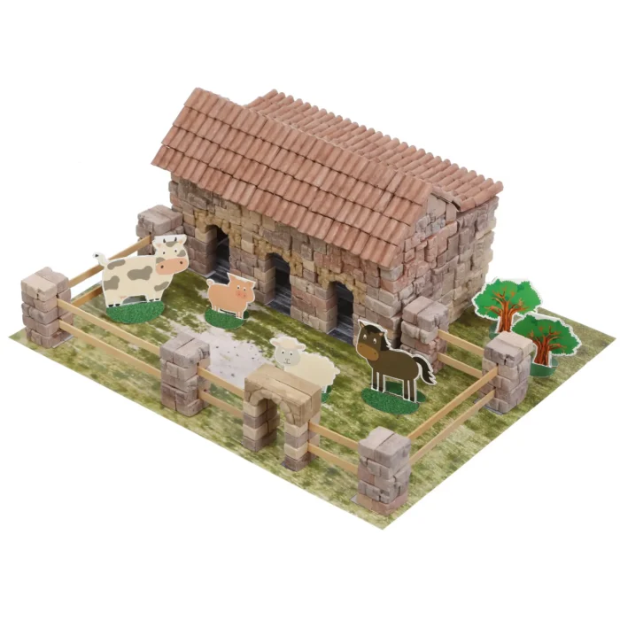 Іграшка-конструктор з міні-цеглинок *Ферма*, артикул 70552 - Зображення 3