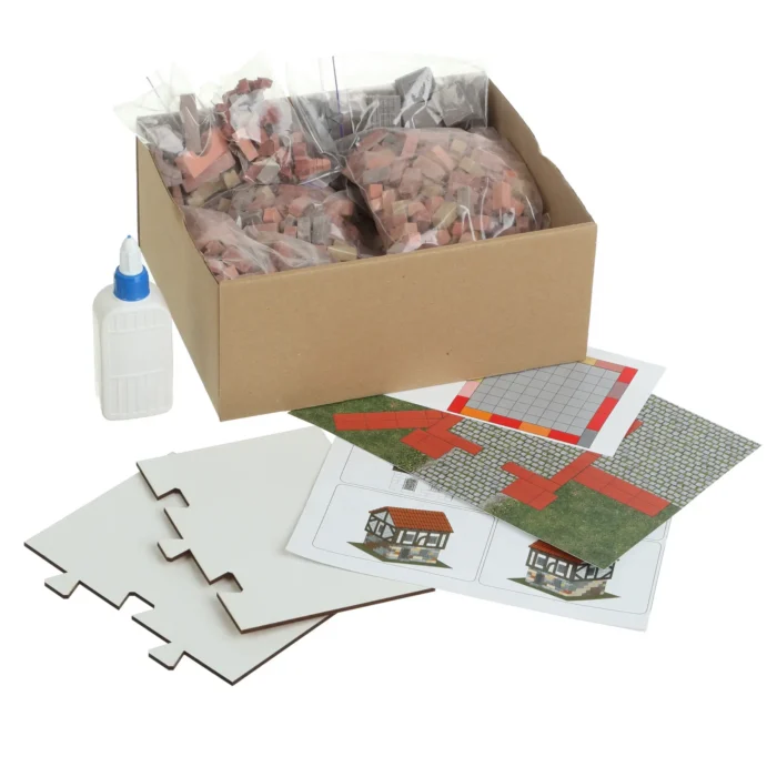 Іграшка-конструктор з міні-цеглинок *В'їзна вежа Луцького замку*, артикул 71252 - Зображення 2