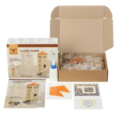 Іграшка-конструктор з міні-цеглинок *Башта*  CASTLE TOWER, серія *Старе місто*, артикул 70217 - Зображення 2