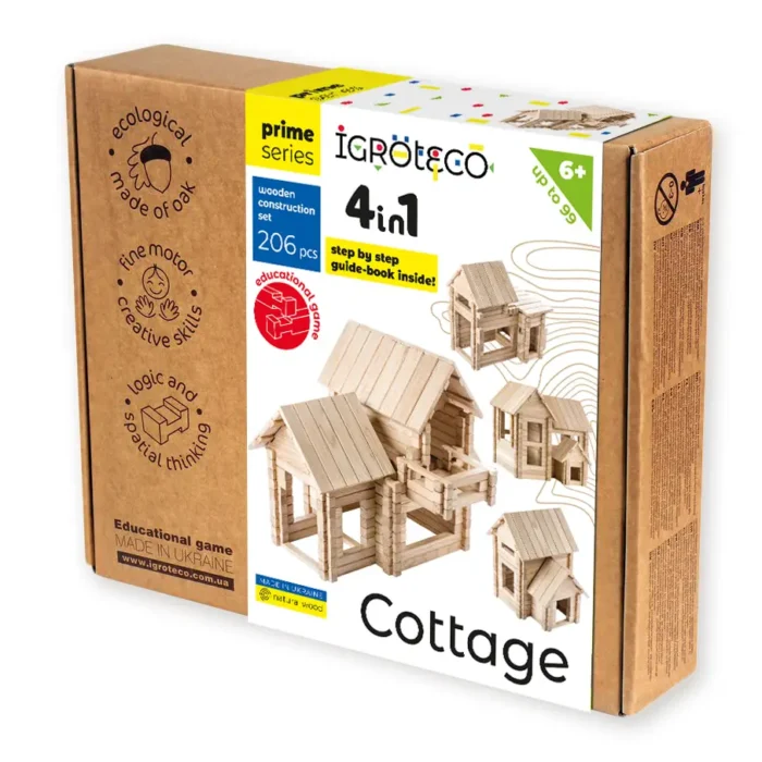 Дерев'яний конструктор *Котедж* - Зображення 1