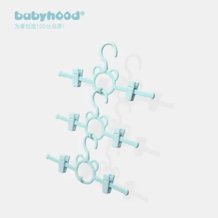 Вешалка детская с держателями, голубая - Babyhood - Зображення 2