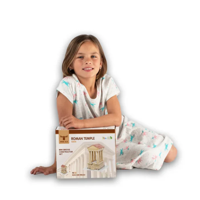 Іграшка-конструктор з міні-цеглинок *Римський храм*, артикул 70576 - Зображення 5