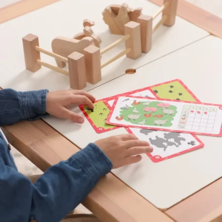 Набір дерев'яних фігур *'Тварини на фермі* - Зображення 4