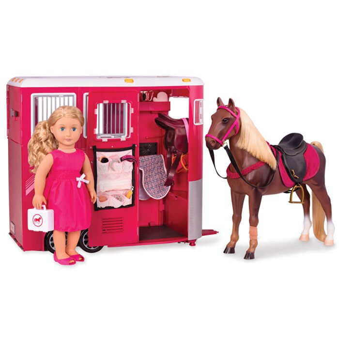 Транспорт для ляльки Our Generation Трейлер для коня - Зображення 3