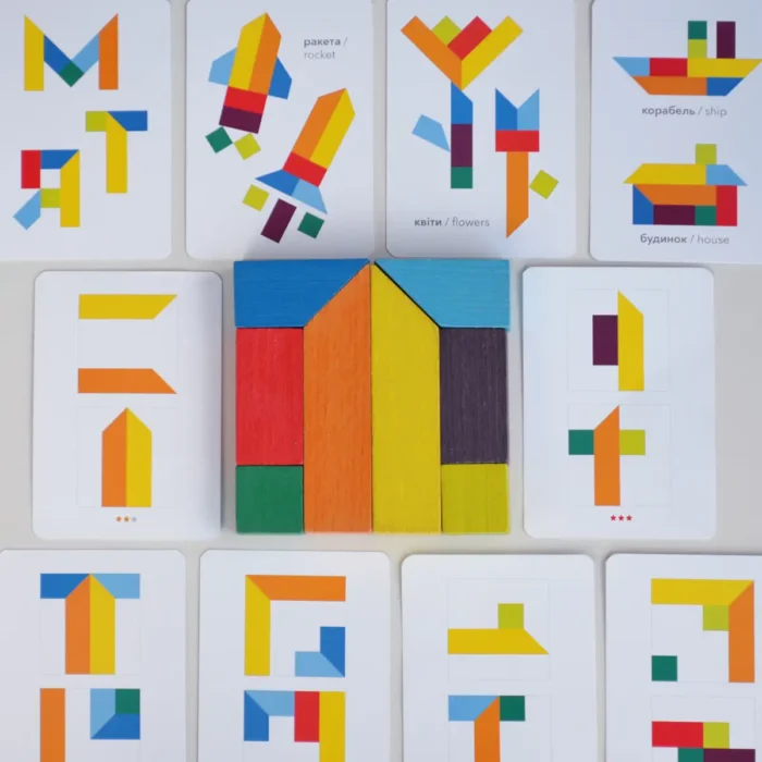 Головоломка Танграм 8ел. - Зображення 3