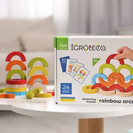 Дерев'яна мозаїка *Веселкові дуги* 24е - Зображення 2