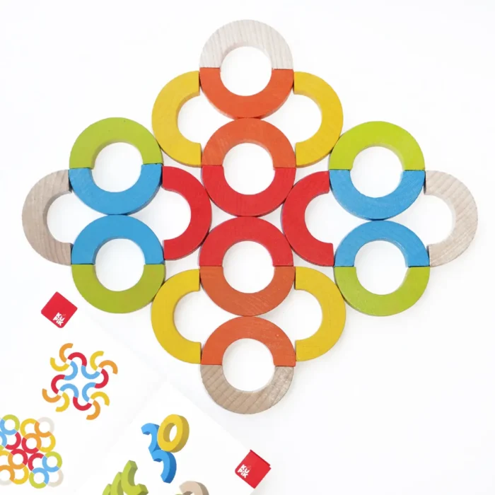 Дерев'яна мозаїка *Веселкові дуги* 24е - Зображення 5