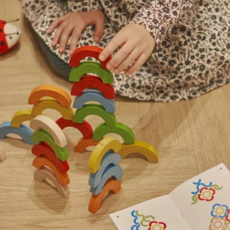 Дерев'яна мозаїка *Веселкові дуги* 24е - Зображення 7