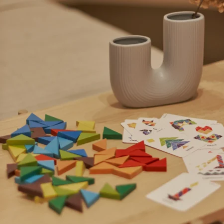 Дерев'яна трикутна мозаїка 64 дет. - Зображення 3