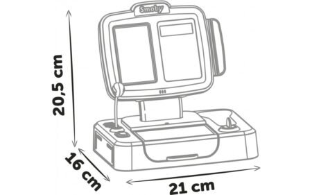 Електронна каса зі сканером, звук. та світл. еф., аксес., 21 х 16 х 21,5 см, 3+ - Зображення 3