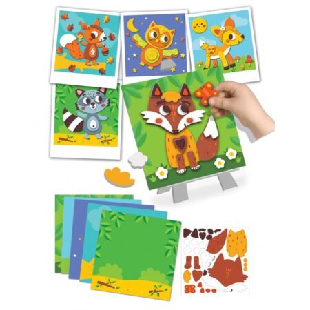 М'які рельєфні картини CREALIGN Лісові тварини - Зображення 3