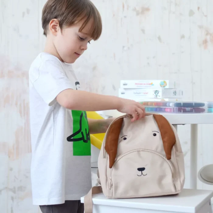 Дитячий рюкзак-звірятко - Puppy Beige - Зображення 4