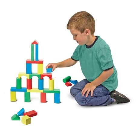 Розвиваючий набір  100 дерев'яних кубиків  Melissa&Doug (MD10481) - Зображення 6
