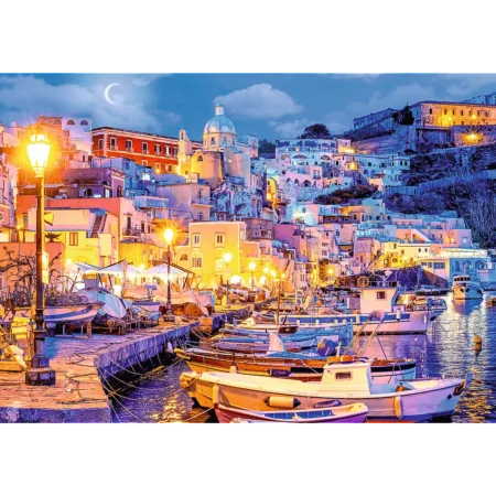Пазли - (1000 елм.)  Острів Прочіда вночі, Італія  /Trefl - Зображення 2