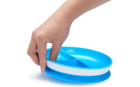 Тарілка секційна на присосці (блакитна) - Зображення 2