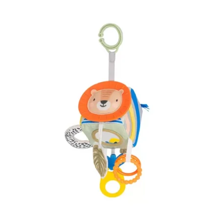 Развивающая игрушка-кубик коллекции  Саванна  -  ВЕСЕЛЫЕ ЗВЕРУШКИ