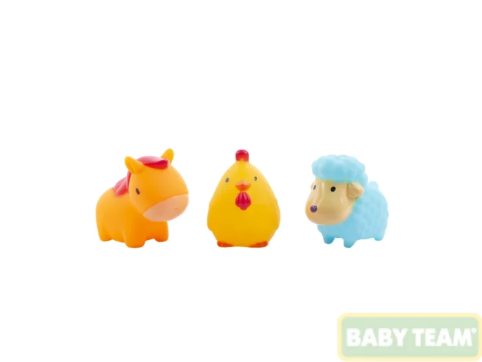 Набір іграшок для ванни  Забавні звірятка , 3 шт. - Зображення 1