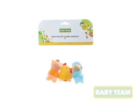 Набір іграшок для ванни  Забавні звірятка , 3 шт. - Зображення 2