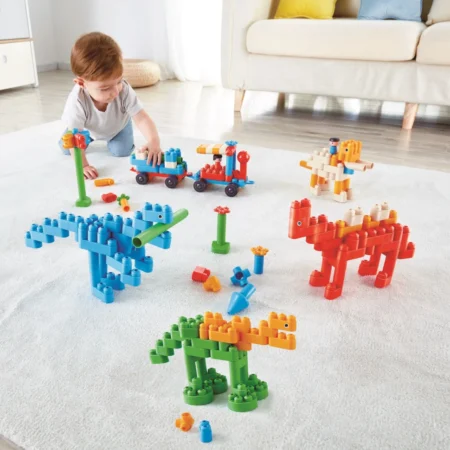 Конструктор Hape PolyM Рай для динозаврів 200 ел. - Зображення 11