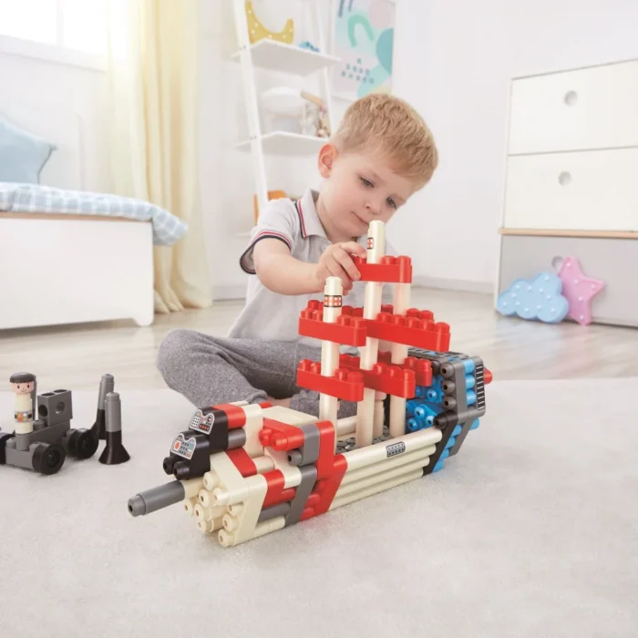 Конструктор Hape PolyM Пригодницька ракета 138 ел. - Зображення 8