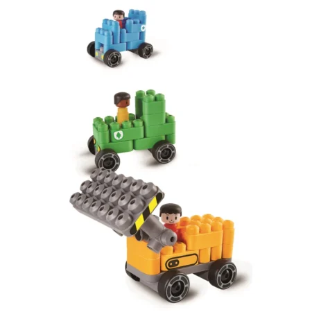 Конструктор Hape PolyM Міська техніка 130 ел. - Зображення 6