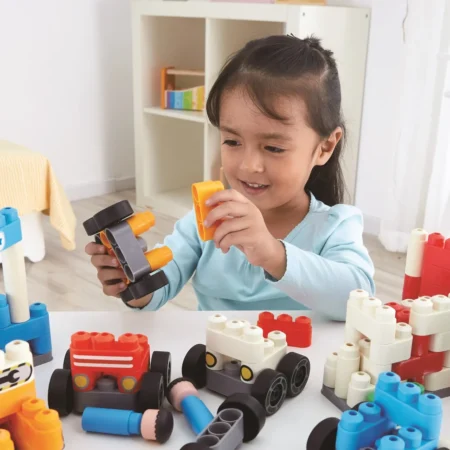 Конструктор Hape PolyM Міська техніка 130 ел. - Зображення 7