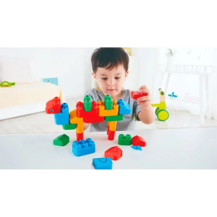 Конструктор Hape PolyM Місто 50 ел. - Зображення 6