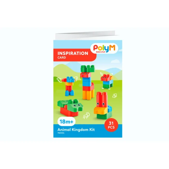 Конструктор Hape PolyM Місто 50 ел. - Зображення 2