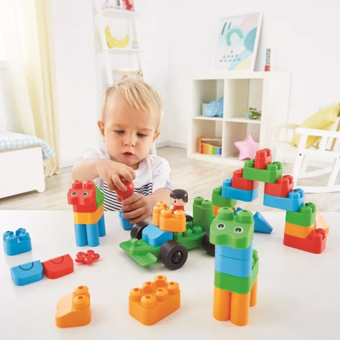 Конструктор Hape PolyM Місто 50 ел. - Зображення 7