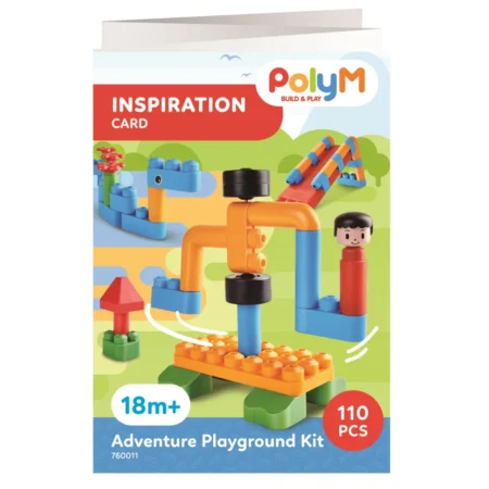 Конструктор Hape PolyM Ігровий майданчик 110 ел. - Зображення 2