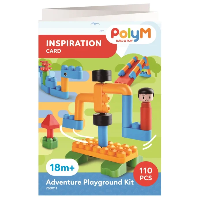 Конструктор Hape PolyM Ігровий майданчик 110 ел. - Зображення 2