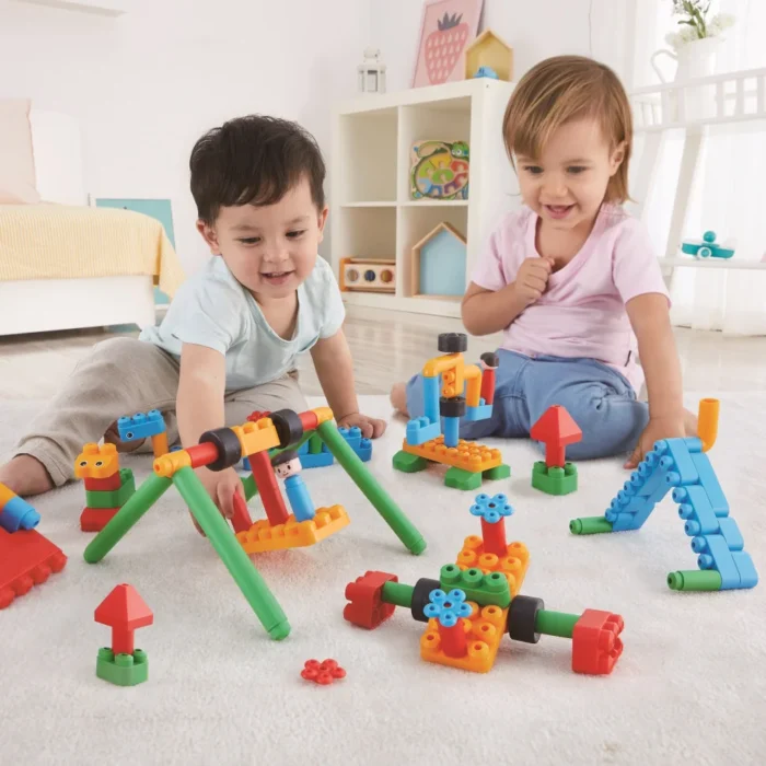 Конструктор Hape PolyM Ігровий майданчик 110 ел. - Зображення 14