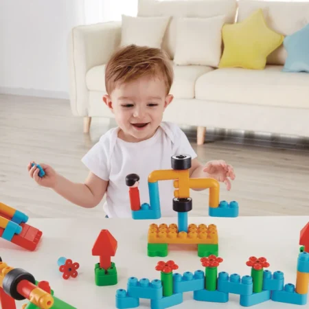 Конструктор Hape PolyM Ігровий майданчик 110 ел. - Зображення 15