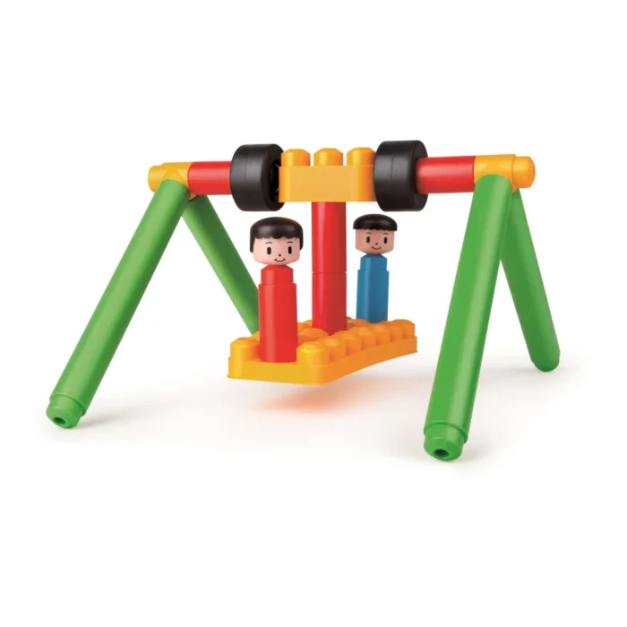 Конструктор Hape PolyM Ігровий майданчик 110 ел. - Зображення 13