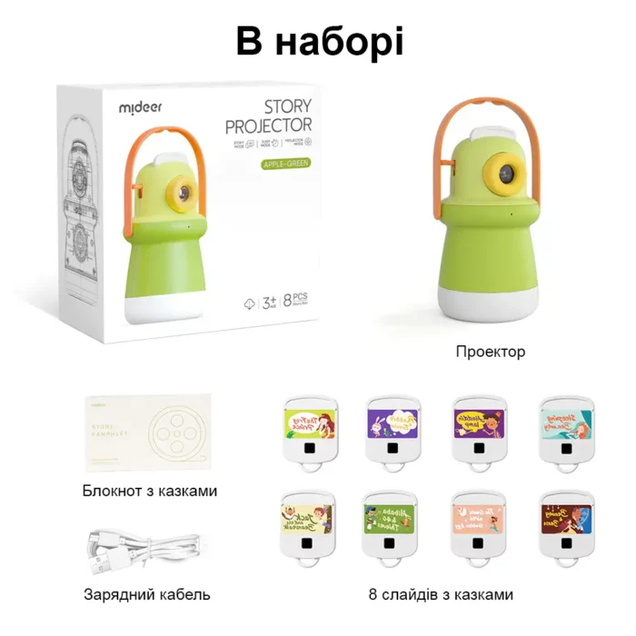 Дитячий проектор-нічник 4в1 зі звуком - Зображення 2