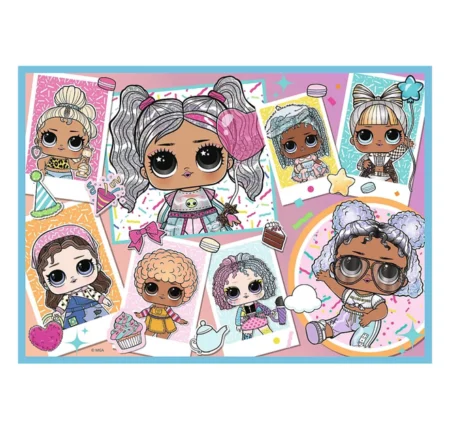 Пазли - (4в1) -  Знайомтеся з ляльками  / Дівчатками із загадками/Trefl - Зображення 2