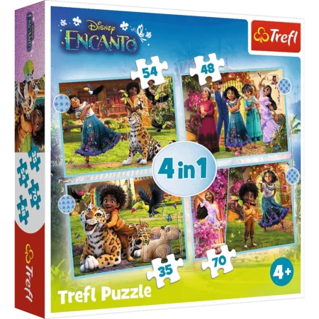 Пазли - (4в1) -  Наш чарівний Енканто  / Trefl