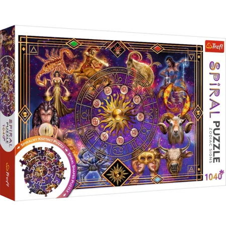 Пазли - (1040 елм.)  Спіральні пазли -  Знаки зодіаку  / Trefl