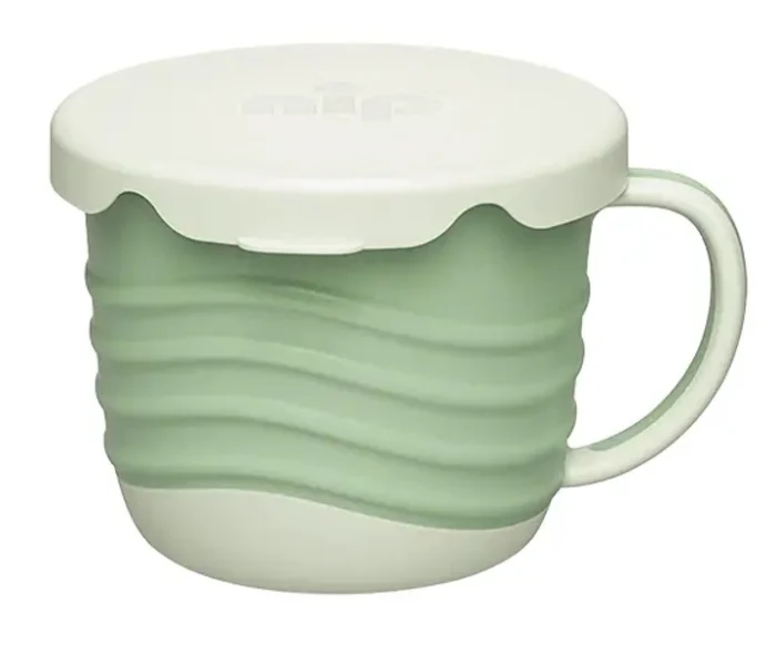 Чашка для пиття та снеків 2в1  Зелена серія  (250 мл.)/NIP - Зображення 1