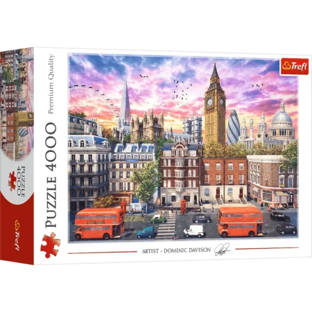 Пазли - (4000 елм.) -  Навколо Лондону  / Trefl