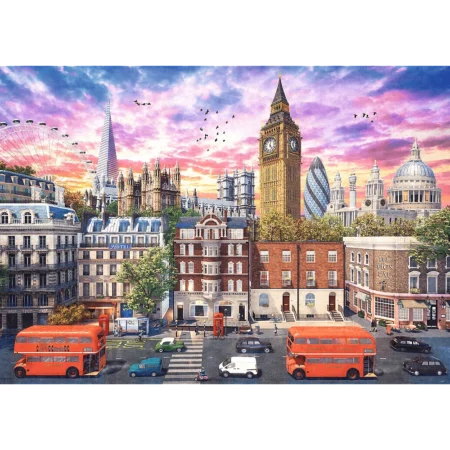 Пазли - (4000 елм.) -  Навколо Лондону  / Trefl - Зображення 2