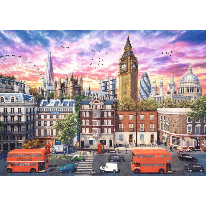 Пазли - (4000 елм.) -  Навколо Лондону  / Trefl - Зображення 2