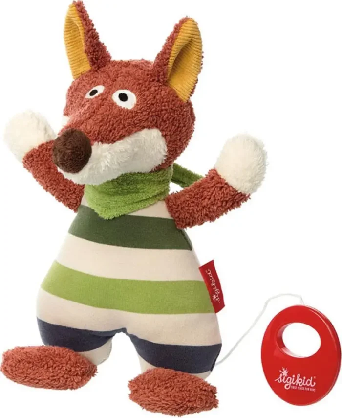 М'яка музична іграшка sigikid Лис 28см - Зображення 1