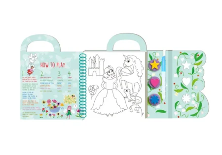 6004221 Набір для творчості 4 в 1, багаторазова водна розмальовка  Казки , 8 аркушів - Зображення 3