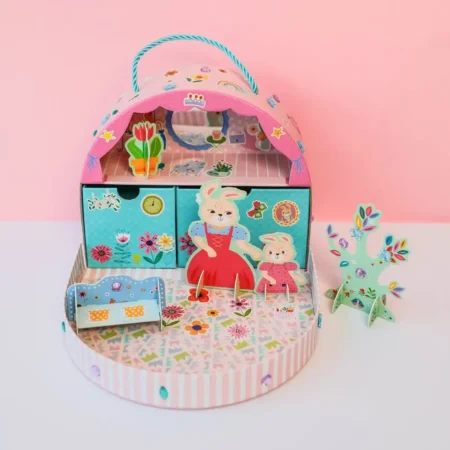 6004229 Набір для творчості, ігровий бокс-скринька  Будинок Міс Банні , 5 фігурок, 75 наліпок - Зображення 10